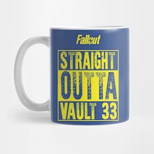 FALLOUT: STRAIGHT OUTTA VAULT 33 YELLOW VERSION Mug